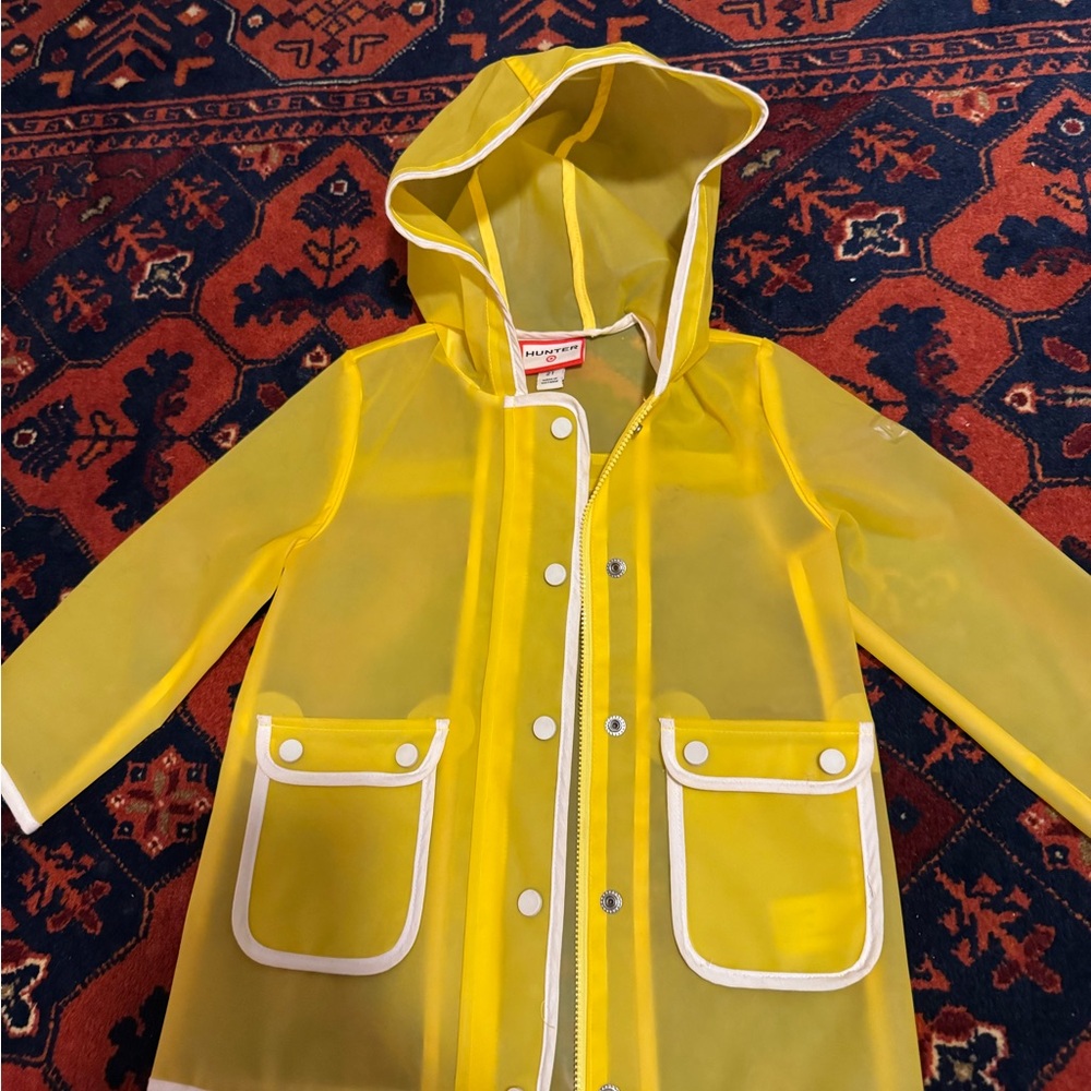 Hunter Kids Bright Yellow Raincoat
